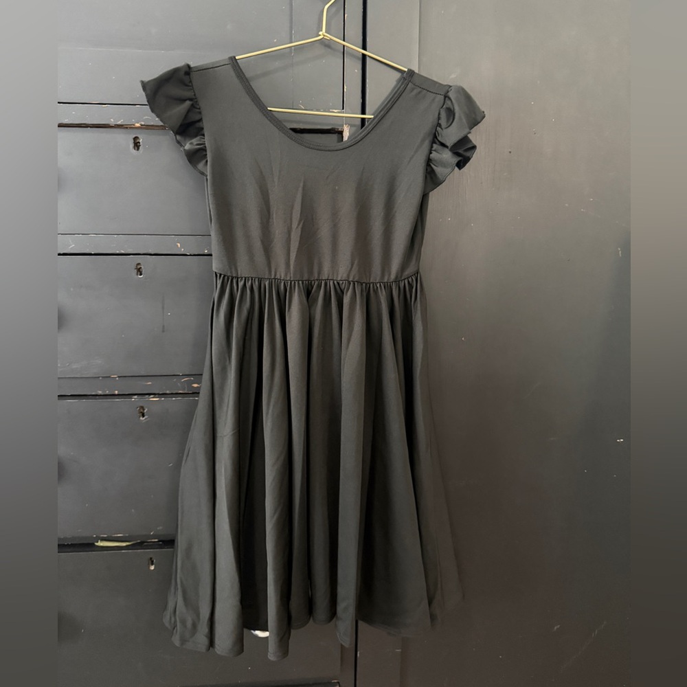 Dot Dot Smile Black Girl’s Dress